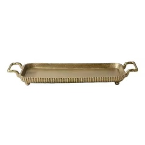 Bandeja de Metal Hecha a Mano para Chocolate, Bandeja de Acero Inoxidable para Servir Postres, Plato para Exhibir Dulces, Uso en Cocina y Comedor - Product Image 6