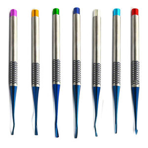 Instruments dentaires, kits dentaires, élévateurs de luxation dentaire, periotomes PDL, instruments d'extraction radiculaire, ensemble en acier inoxydable, manuel - Product Image 4