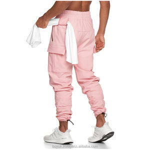 Pantalon de jogging de sport décontracté pour homme Pantalon de survêtement en toile imperméable pour la course à pied et la musculation Pantalon de survêtement coupe ajustée - Product Image 4