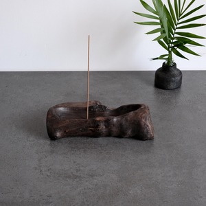 Porte-encens en bois fait main en forme de bateau pour la maison, support pour bâtonnets d'encens, porte-bâtonnets d'encens, encens en bois de santal - Product Image 1