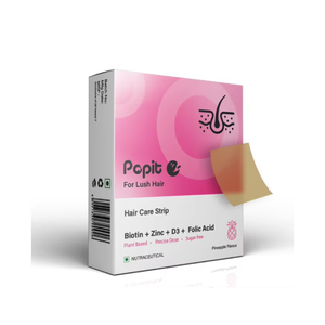 Tiras Orales para el Cabello Popitl Rush, Biotina, Mezcla Bloqueadora de DHT, Vitaminas que Apoyan la Salud y Nutrición del Cabello - Product Image 4