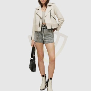 Vestes en cuir pour femmes de haute qualité, nouveau style, dernier design, vestes en cuir tendance de haute qualité, nouveau design en vente - Product Image 6