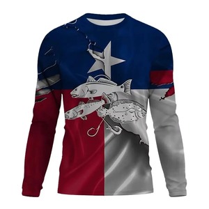 Chemises de pêche personnalisées à sublimation avec protection UV, chemises de pêche à manches longues, sweat-shirt de pêche à séchage rapide, chemises de pêche à col - Product Image 4