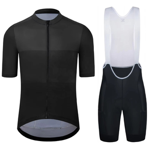 Ensemble de maillot de cyclisme pour hommes personnalisé OEM ODM, séchage rapide, respirant, en maille, tenue de cyclisme performante, maillot et short de vélo - Product Image 3