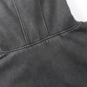 Wholesale Balaclava Hoodie Custom Streetwear Pullover Hoodie OEM Cotton Fleece <b>Sweatshirt</b> for Men Women Unisex Fashion Supplier - Product Image 5