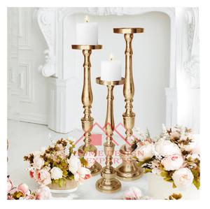 Support décoratif de table en métal doré de luxe pour la maison - Product Image 1