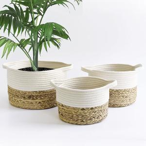 Cesta de algas marinas de Venta caliente, almacenamiento tejido a mano en Material Natural de calidad de grado de Vietnam para cocina, uso doméstico, precio económico - Product Image 3