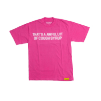 Camisetas de Hombre SEAMER WEAR de Alta Calidad, 100% Algodón, 280g, Estampadas con 'THAT'S AWFUL LOT COUGH SYRUP', Corte Holgado con Hombros Caídos