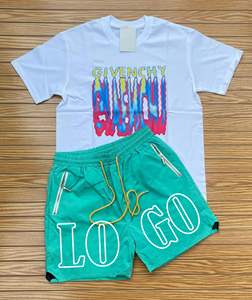 Conjunto Deportivo de Verano Personalizado para Hombre, 2 Piezas, Camiseta de Manga Corta y Pantalones Cortos - Product Image 4