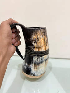 Tazas de Cuerno para Beber Estilo Animal con Grabado, Ecológicas, Hechas a Mano en Tamaños Grandes para Suministros de Juegos Vikingos, Venta al por Mayor en India - Product Image 3