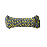 Paracord de 4 mm de diamètre, 100 m de long, haute résistance, motif 550, avec 9 brins, pour une utilisation en camping en plein air