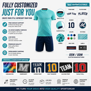 Uniforme de Fútbol Personalizado de Manga Corta para Hombre, Transpirable, de Alta Calidad, al por Mayor, Talla Adulto, Secado Rápido, Personalizable con Nombre y Número del Jugador - Product Image 3