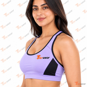 Sujetador deportivo de alto soporte para mujer, ideal para yoga y fitness, transpirable, conjunto de sujetador deportivo para gimnasio, venta al por mayor. - Product Image 4