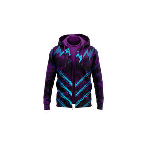 Sudadera con capucha sublimada hecha en Pakistán, último diseño, sudadera con capucha sublimada con cremallera completa - Product Image 3