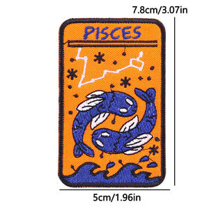 Wholesale Custom Embroidery Patch Animal Design Applique Badge for <b>Jackets</b> Caps Bags Clothing Iron On Sew On Factory Decorative - Product Image 3