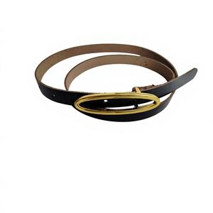 Fashionable Long Length Genuine Buffalo Leather Premium Quality Girls Fashion Trend Custom Belts Custom Logo Print Luxury Belts - Product Image 1