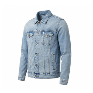 Everyday Style Jeans Winter <b>Jacket</b> for <b>Men</b> Eco-Friendly Front Logo Modern Look Casual Outfits - Product Image 2