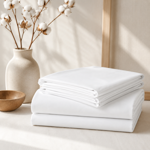 Indian Manufacturer 300TC White Cotton Satin Striped Wedding <b>Pillow</b>/Pillowcase | Premium Luxury Soft Breathable Modern 4 Pcs - Product Image 2