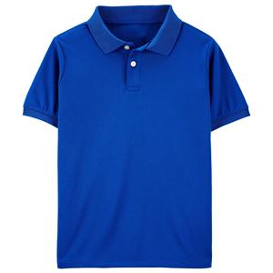Latest Style 2026 Blue Polo <b>Shirt</b> For Kids Toddlers Breathable Knitted Design <b>Half</b> Sleeve Fashion Infants Kids Polo <b>Shirts</b> - Product Image 1