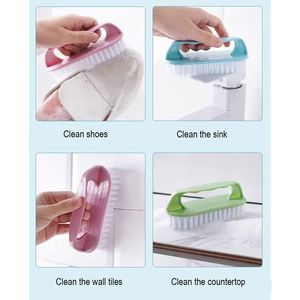 Set di 3 Spazzole Multiuso per Pulizie Domestiche, Spazzola con Setole Rigide Confortevoli, Soluzione Pratica per la Pulizia - Product Image 6