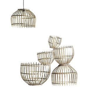 Abat-jour en bambou de haute qualité fabriqué au Vietnam, forme personnalisée, fait à la main, style européen moderne, revêtement poudré - Product Image 2