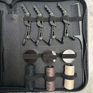 Kit professionnel de pose d'extensions capillaires micro-anneaux en gros – Pinces en acier inoxydable et outils pour extensions à bandes adhésives – Options personnalisables - Product Image 3