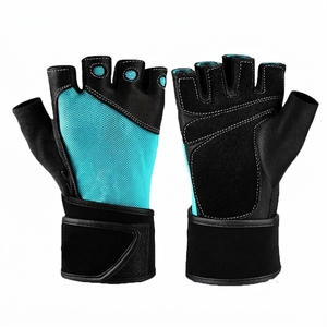 Gants de sport demi-doigts personnalisables avec logo, respirants et doux, pour cyclisme, musculation et fitness – Vente en gros - Product Image 1