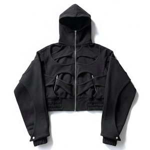 Fabricante de sudaderas con etiqueta privada que ofrece empaques personalizados con marca propia y soporte completo de producción OEM para marcas de ropa. - Product Image 1