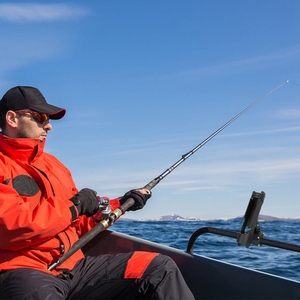 Supporto rotatorio girevole di 360 gradi regolabile per Kayak da 1 pezzo supporto per canna da pesca barca con asta di morsetto grande non incluso - Product Image 5