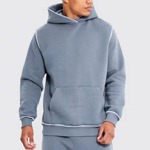Survêtements personnalisés pour femmes, grammage lourd 500 GSM 350 GSM, en molleton polyester/coton, avec broderie, comprenant un sweat à capuche oversize et un short - Product Image 2