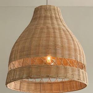 Lightweight Rattan Lampshade Woven Rattan <b>Light</b> Fixture Manufacturer for Retail Supply Eco Friendly Customizable - Product Image 4