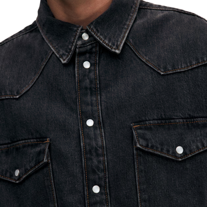 Camisa Vaquera Personalizable para Hombre de Talla Grande, Tela Cómoda, Venta al por Mayor, Muestra Gratuita, Mejor Calidad - Product Image 3