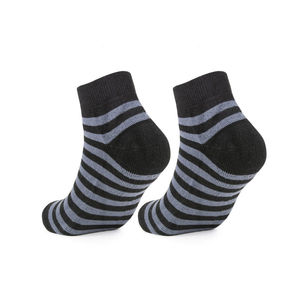 Chaussettes de sport respirantes mi-hautes pour jeunes hommes, motif patchwork blanc et bleu, haute qualité, faible MOQ, pour la course, vente en gros, automne - Product Image 2