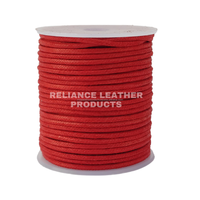 Cordon en coton ciré rond de haute qualité pour macramé, artisanat DIY, couleurs et tailles personnalisables pour la fabrication de bijoux et composants