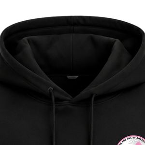 เสื้อฮู้ดปักลาย Black Jack & Jill Crest ผ้าฟลีซนุ่ม แขนยาว มีกระเป๋าหน้าและปรับได้ - Product Image 3