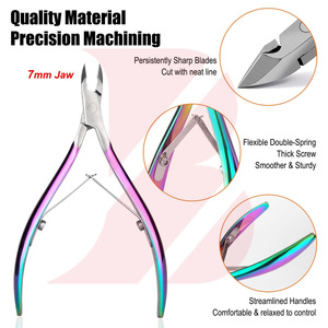 ที่ตัดหนังกำพร้าหลากสีรุ่นฮิต รุ่นเคลือบไทเทเนียม สำหรับตัดหนังกำพร้าและผิวหนังที่ตายแล้ว อุปกรณ์ดูแลเล็บแฟชั่นความงาม พร้อมกล่องโลหะ - Product Image 2