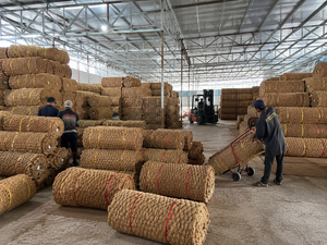 Wholesale 100% Eco Friendly Coconut Fiber Coir <b>Mat</b> <b>Roll</b> From Vietnam Brown Walkway Paving <b>Mat</b> Natural Coir Flooring Size 1.0*10m - Product Image 2