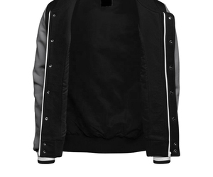 Unisex Design Fur Lining Heavy Winter Varsity Jackets for <b>Men</b> Adjustable comfort Side Pockets Front Zip Elastic Cuffs Puf Jacket - Product Image 5