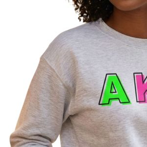 เสื้อสเวตเชิ้ตกราฟิกตัวอักษรสีสันหลากหลาย ผ้าฝ้ายฟลีซ คอกลม แขนยาว สไตล์ลำลอง แฟชั่นสำหรับผู้หญิง เสื้อผ้าสตรีทแวร์ - Product Image 4