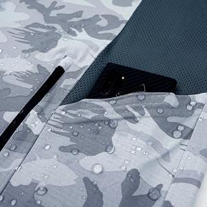 Sudadera de Pesca para Hombre con Logotipo Personalizado, Camuflaje Gris, Camisa de Alto Rendimiento con Máscara Facial Integrada y Protector de Cuello, Protección Solar UPF 50+ - Product Image 5