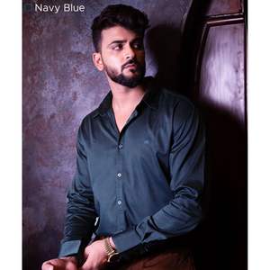 Camisas formales de algodón de talla XL para hombre, 100%, algodón lavado transpirable, estilo informal, estampado clásico, tejido de punto, ropa Formal - Product Image 2