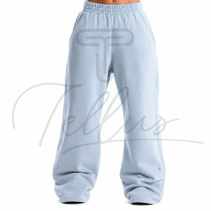 New Casual Fleece Womens Flared Sweatpants Oversize Straight Pants Baggy <b>Trousers</b> Women 2026 - Product Image 2