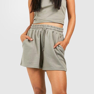 Outfitize International Wholesale Women Training Shorts for Fitness Custom Logo High Waisted Gym Workout Shorts Breathable Gear - Product Image 3
