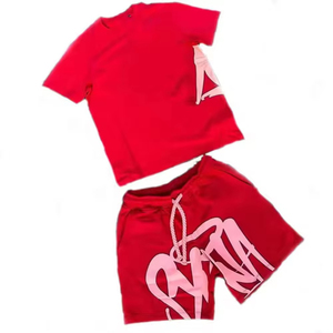Sweet Dreams Sleeveless Tank Top <b>Set</b> Men Summer Street Style Printed Shorts Polyester Cotton <b>Knitted</b> Casual Wear - Product Image 6