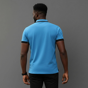 Camiseta Polo para Hombre, Estilo Urbano, Corte Ajustado, Lona Sólida Ecológica, Personalizable, de Alta Calidad, Cómoda y Duradera - Product Image 6