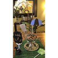 Vase de table moderne en métal gris foncé, durable, multi-tailles, avec poignée, pour la décoration de la maison, Noël, M R Handicrafts