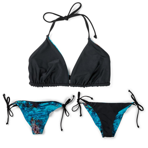 Conjunto de Bikini para Mujer, Color Rojo, Blanco y Azul, Estilo Americano, con Volantes, Traje de Baño de una Pieza, Transpirable, Ecológico, de Secado Rápido, para la Playa - Product Image 2