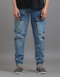 Jeans Abdul Royal World Export de Algodón Elástico Premium, Diseño Casual, Corte Ancho, Marca de Diseñador, a la Moda, con Estilo, Desgastados - Product Image 1