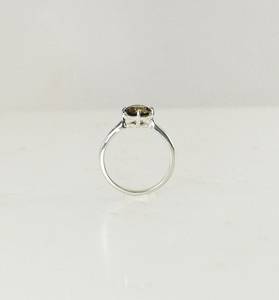 Moissanite 3CT Yellow Champagne Round Cut <b>Solitaire</b> <b>Ring</b> Authentic 925 <b>Silver</b> Fine Jewelry Romantic Style For Engagement - Product Image 6