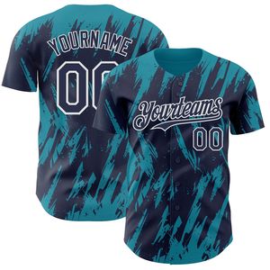 Maillot de baseball personnalisé à col en V, entièrement boutonné, imprimé en sérigraphie, 100 % coton biologique, anti-bactérien, pour équipe sportive, manches courtes - Product Image 3